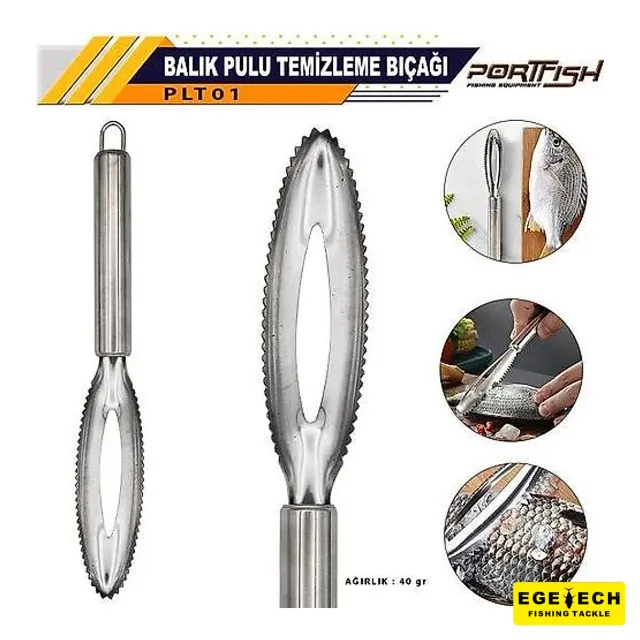 Portfish balık pulu temizleme bıçağı pratik kullanım