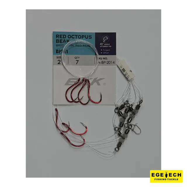Egetech BKK Red Octopus Fangri mercan takımı hazır bağlı derin su