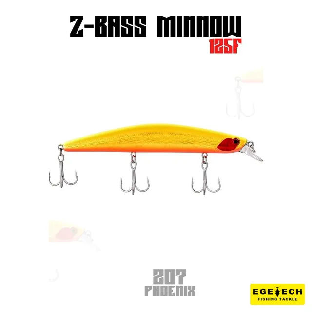 Fujin Z-Bass Minnow 125F maket balık levrek avı — alternatif görünüm