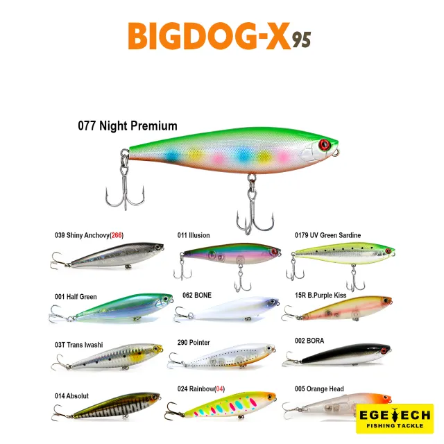 Fujin Big Dog X su üstü maket balık levrek ve lüfer için