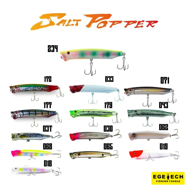 Fujin Salt Popper SP120SW su üstü maket balık