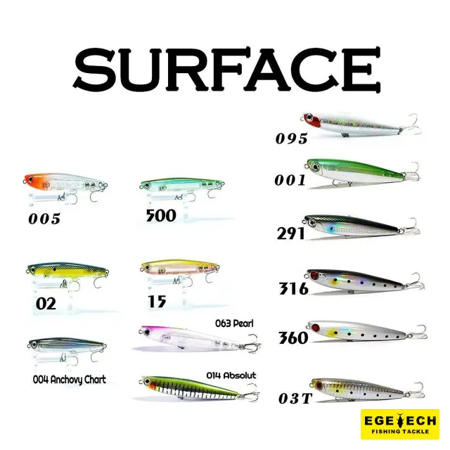 FUJIN Surface Minnow SF-90SW Su Üstü Maket Balık