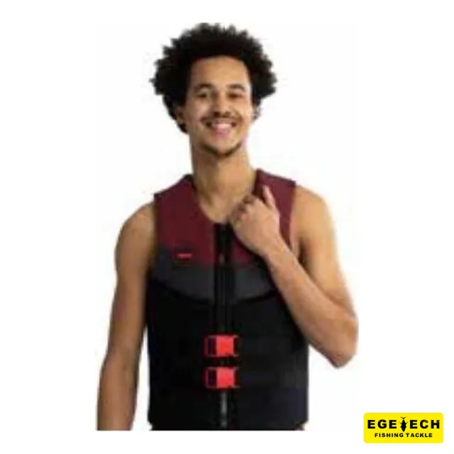 Jobe neopren erkek can yeleği bordo tekne kullanımı
