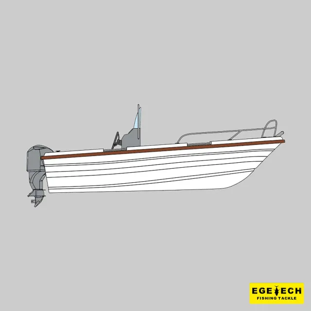 Safter Marin 465 fiber tekne balıkçılık için çevik kullanım — alternatif görünüm