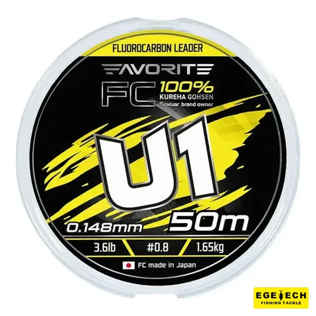 Favorite U1 fluorocarbon lider misina 50 metre