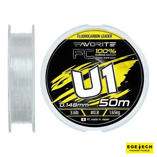 Favorite U1 fluorocarbon lider misina 50 metre — alternatif görünüm