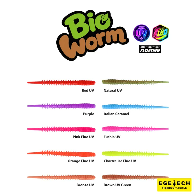 Fujin Bio Worm 6cm floating sıvılı kokulu LRF silikonu