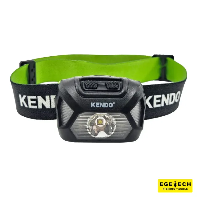 Kendo LED kafa lambası balıkçılık ve kamp için