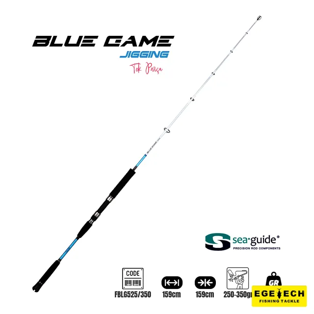 Fujin BlueGame Jigging tek parça jig kamışı