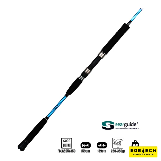 Fujin BlueGame Jigging tek parça jig kamışı — alternatif görünüm