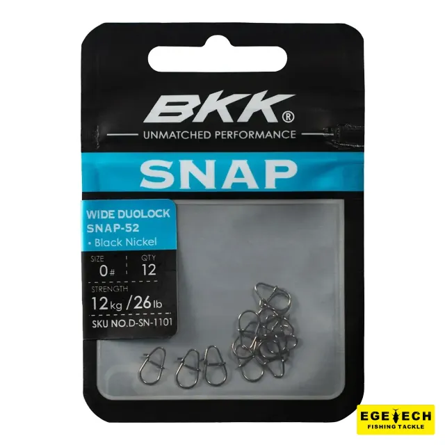 BKK Wide Duolock Snap-52 klips paslanmaz çelik