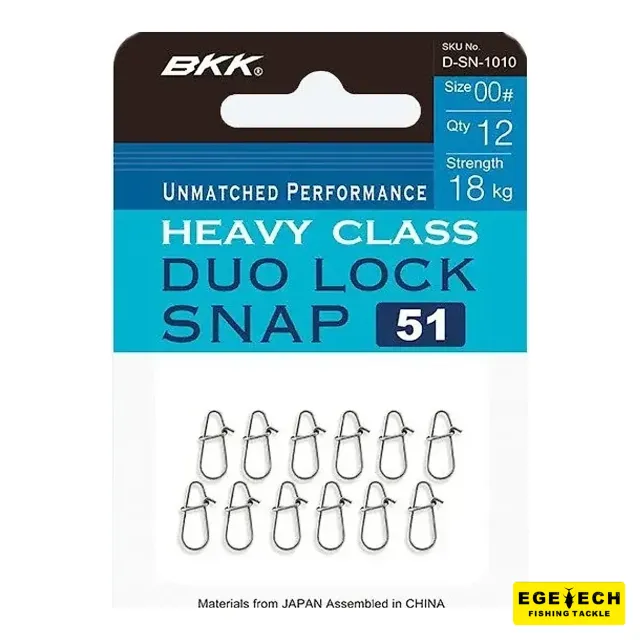 BKK Duolock Snap-51 fırdöndü klips paslanmaz çelik