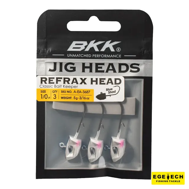 BKK Refrax Jig Blue Shad jig head gerçekçi yem taklidi