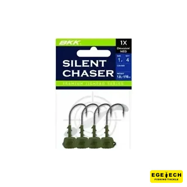 BKK Silent Chaser Draggin NED Green jig head — alternatif görünüm